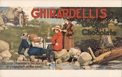 Ghirardelli's Cocoa- "Fill Your Thermos in the Morning or Prepare it On the Spot"- Ghirardelli Square- 900 North Point San Franc Postcard