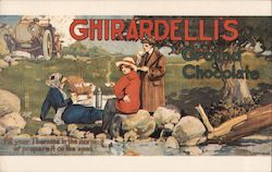 Ghirardelli's Cocoa "Fill Your Thermos in the Morning or Prepare it On the Spot" Ghirardelli Square 900 North Point Postcard