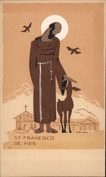 St. Francisco De Asis Serigraph Postcard