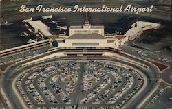 San Francisco International Airport - Aerial View Postcard