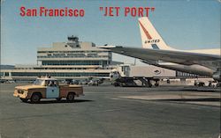 Jet Port San Francisco International Airport Postcard