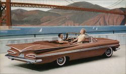 1959 Chevrolet Impala Convertible Postcard