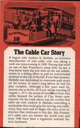 The Cable Car Story Postcard