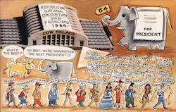 Republican National Convention San Francisco 1964 Postcard