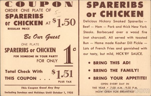 The Original Hick'ry Pit at Laurel Village San Francisco California