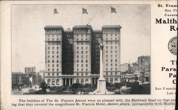 St. Francis Hotel San Francisco California