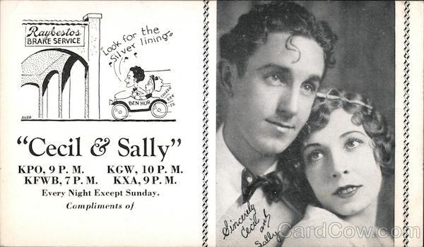 Cecil & Sally, Compliments of Raybestos Advertising