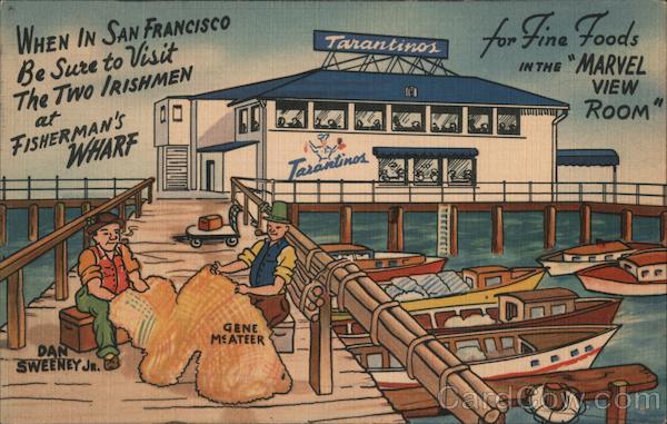 Tarantino's for Fine Food in the Marvel View Room San Francisco California