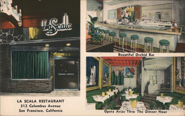 La Scala Restaurant San Francisco California
