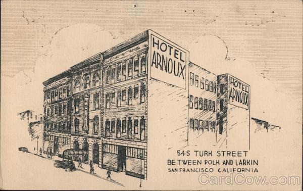 Hotel Arnoux San Francisco California