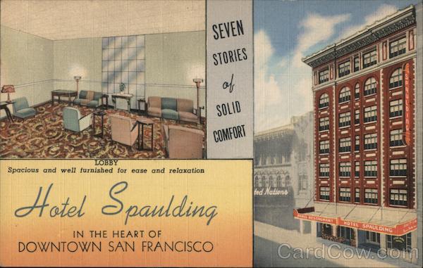 Hotel Spaulding San Francisco California
