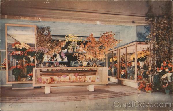 View of Podesta Baldocchi's shop in the lobby of the Palace Hotel San Francisco California