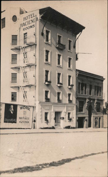 Hotel Hacienda Rooms 580 O'Farrell St. San Francisco California