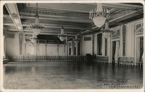 Palace Hotel Ball Room San Francisco California
