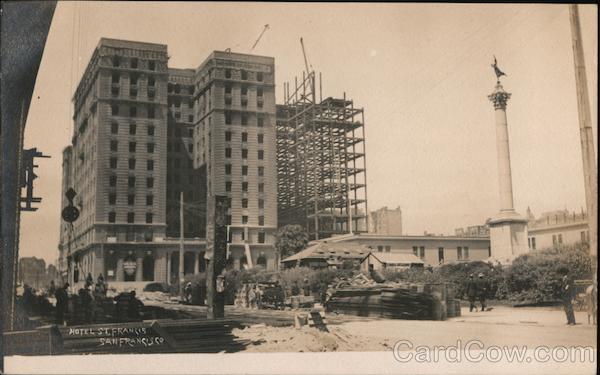 Hotel St. Francis Under Construction San Francisco California