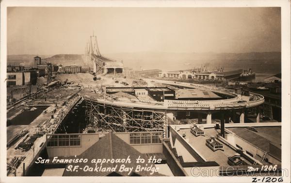 San Francisco Approach to the S.F. - Oakland Bay Bridge California