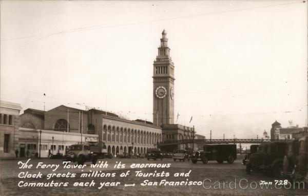 View of Ferry Tower San Francisco California