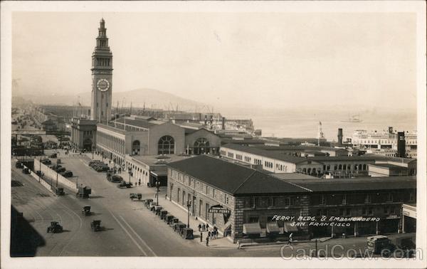 Ferry Building & Embarcadero San Francisco California