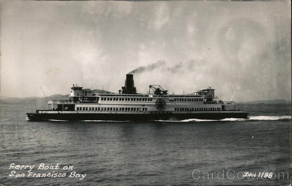Ferry Boat on San Francisco Bay California