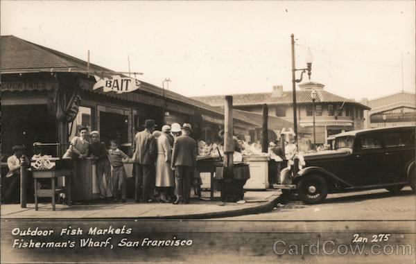 Outdoor Fish Markets Fisherman's Wharf San Francisco California