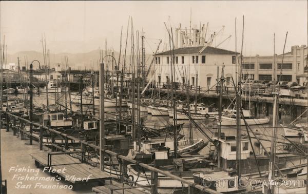 Fishing Fleet, Fisherman's Wharf San Francisco California