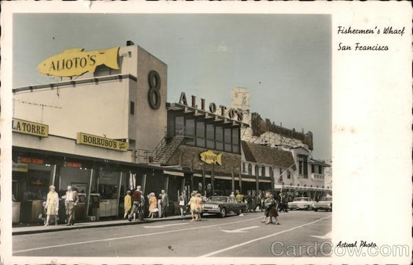 Fisherman's Wharf, Colored Photo San Francisco California