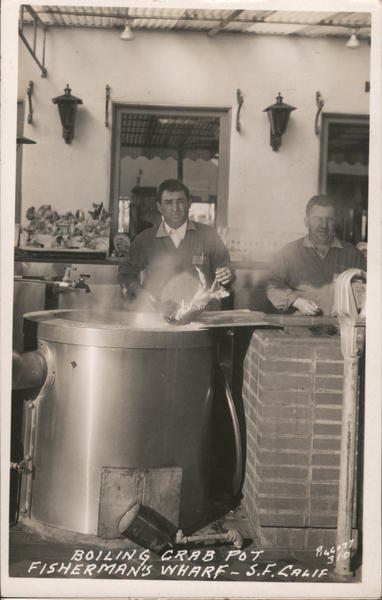 Boiling Crab Pot Fisherman's Wharf San Francisco California