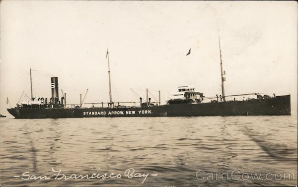 Standard Arrow, New York San Francisco California Boats, Ships