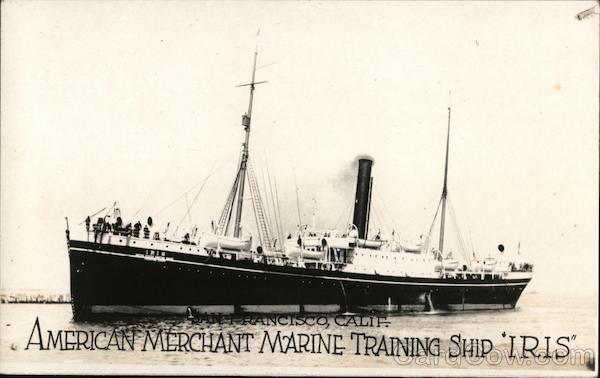 American Merchant Marine Training Ship Iris San Francisco California