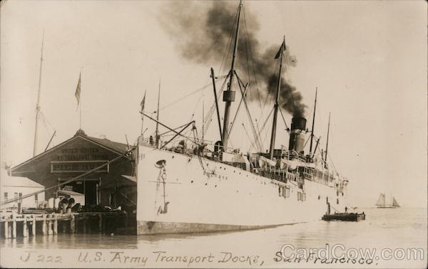 U.S. Army Transport Docks San Francisco California