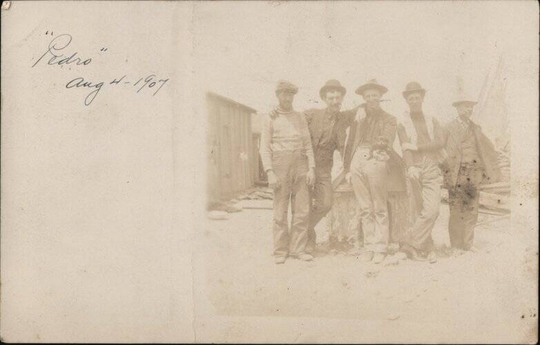Five Men Standing Together San Francisco California