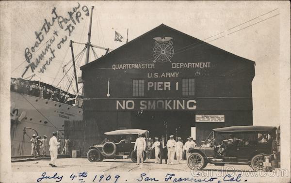 Quartermaster Department U.S. Army San Francisco California