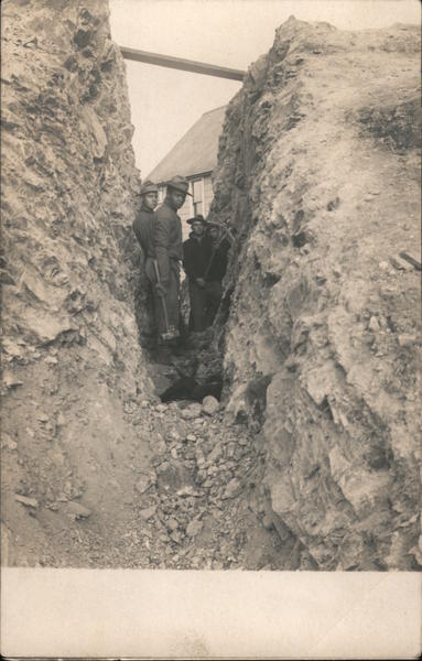 Soldiers Digging Through Rock - Goat Island (Yerba Buena)? San Francisco California