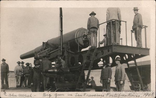 1908 Big Gun San Francisco Fortifications California