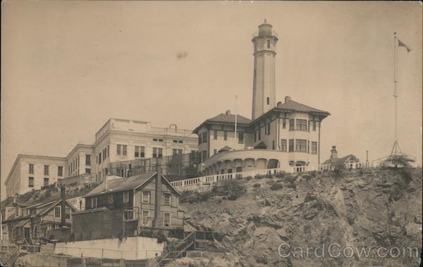 Alcatraz Buildings San Francisco California