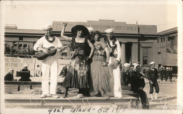 Goat Island - Oct. 1918 San Francisco California