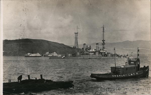 San Francisco Bay, Battleship & Tugs, Ferries California