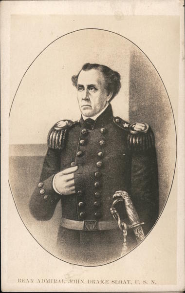 Rear Admiral John Drake Sloat Navy