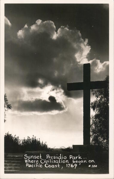 Sunset, Presidio Park San Francisco California