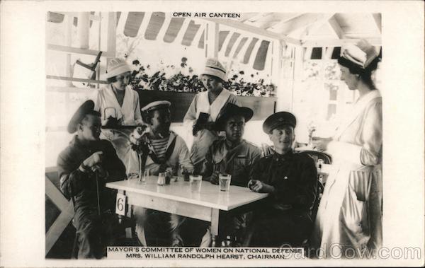 Open Air Canteen Mayor's Committee of Women on National Defense San Francisco California