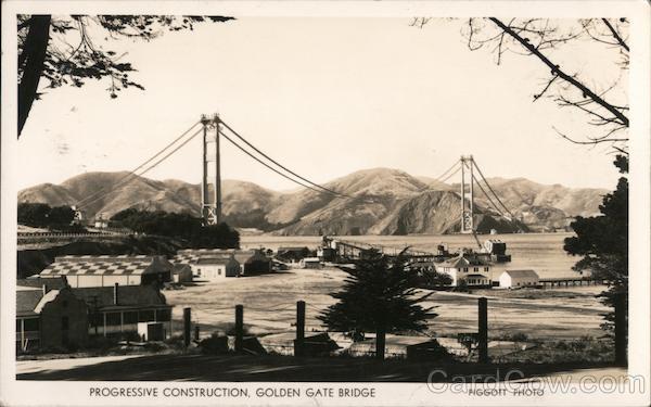 Progressive Construction Golden Gate Bridge San Francisco California