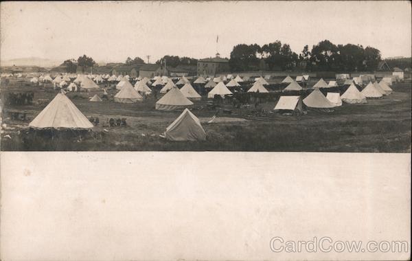 Presidio Refugee Camp 1906 San Francisco California