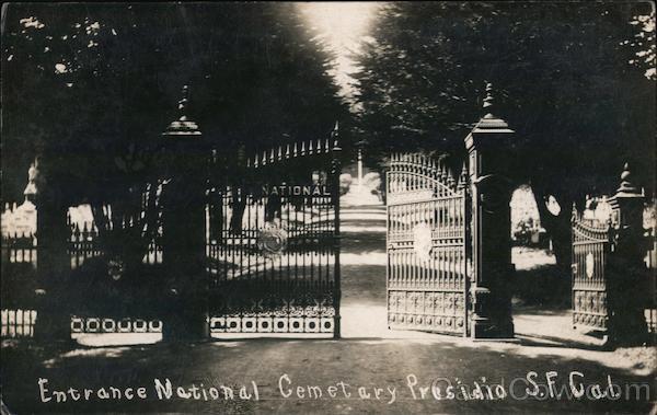 Entrance National Cemetery, Presidio San Francisco California