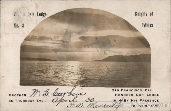 Golden Gate Lodge No. 3 - Knights of Pythias San Francisco California