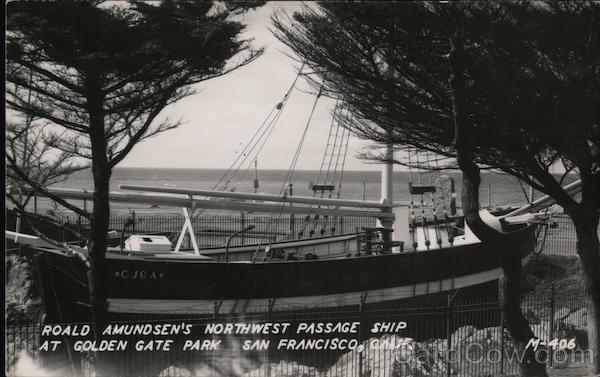 Roald Amundsen's Northwest Passage Ship at Golden Gate Park San Francisco California