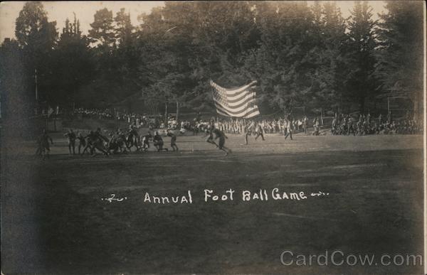 Annual Football Game, Golden Gate Park San Francisco California