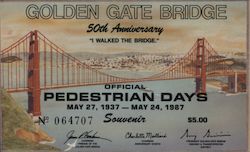 Golden Gate Bride 50th Anniversary Ephemera