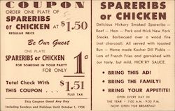 The Original Hick'ry Pit at Laurel Village Postcard