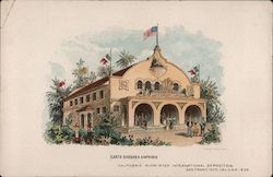 Santa Barbara Amphibia - California Midwinter International Exposition Trade Card