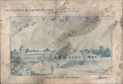 California Midwinter Fair Agriculture Building Trade Card